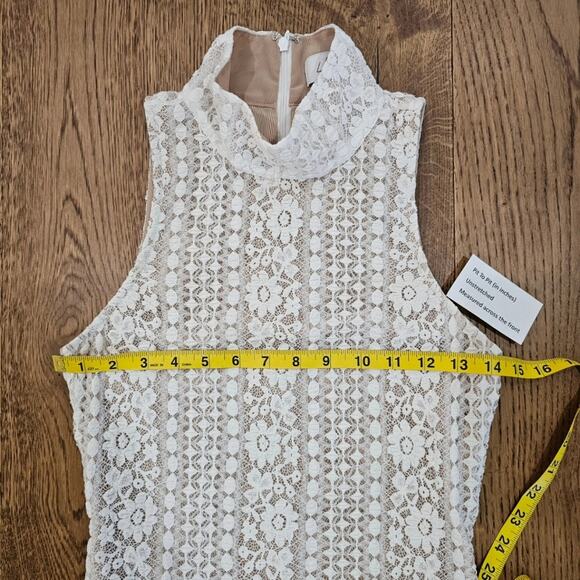 NWOT L'academie Lace Mini Dress - Picture 7 of 9